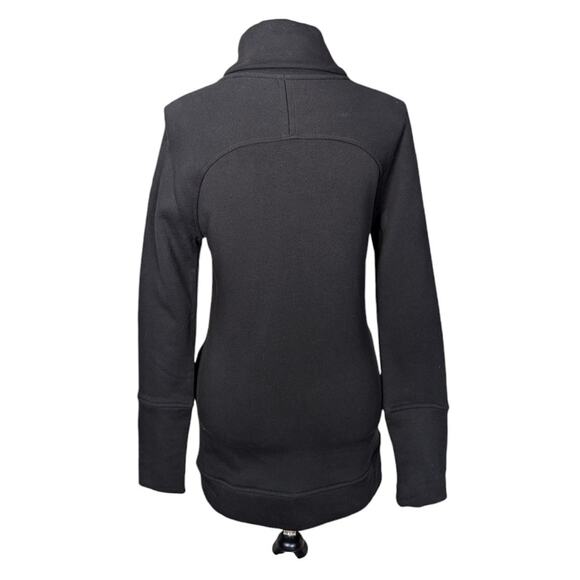 Saint + Sofia Turtleneck Cotton Sweatshirt Black - Picture 3 of 16